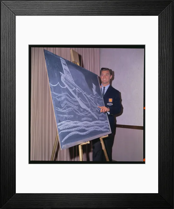 Framed Print : Portrait of Craig Breedlove Framed Print : Portrait of Craig Breedlove