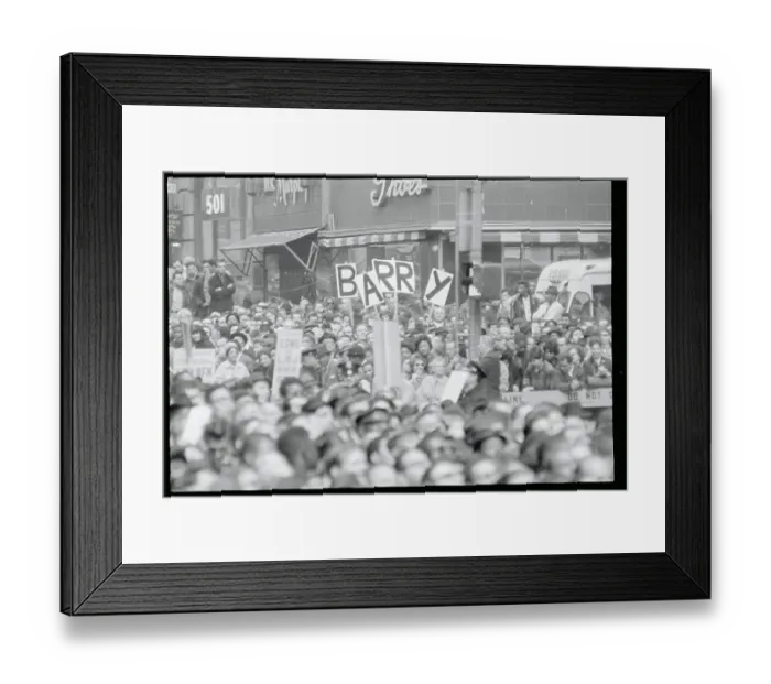 Framed Print : Rally Goers Inside Democratic Campaign Framed Print : Rally Goers Inside Democratic Campaign