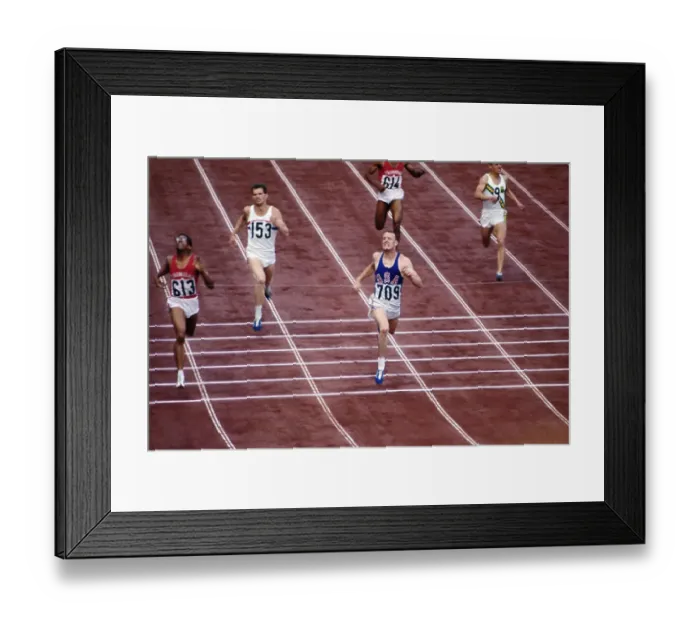 Framed Print : Mike Larrabee Winning Men's 400 Meter Framed Print : Mike Larrabee Winning Men's 400 Meter