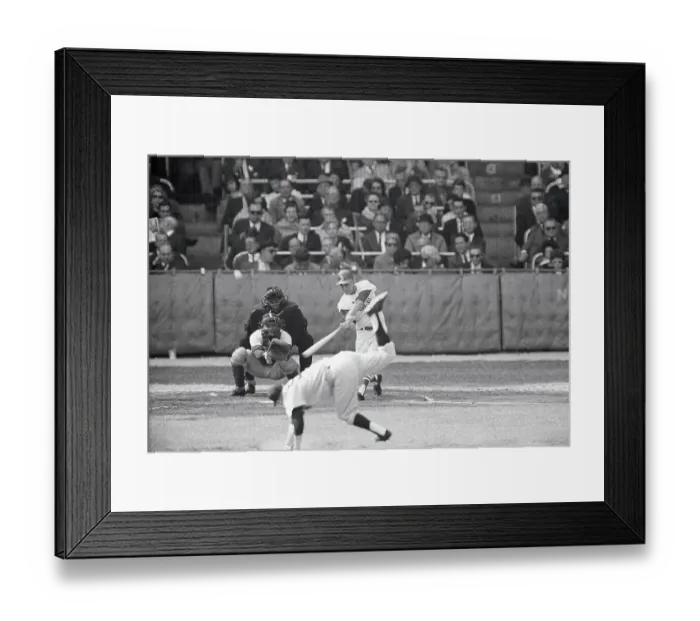 Framed Print : Jim Bouton Falling After His Pitch Framed Print : Jim Bouton Falling After His Pitch