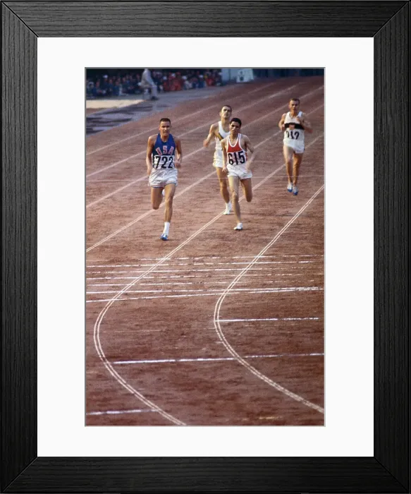 Framed Print : Billy Mills Winning 10, 000 Meter Run Framed Print : Billy Mills Winning 10, 000 Meter Run