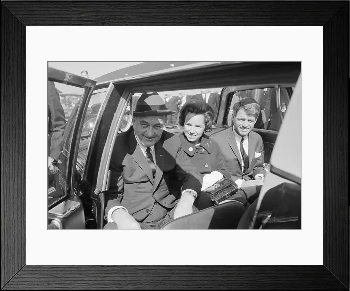 Framed Print : Lyndon B. Johnson and Robert F. Kennedy Framed Print : Lyndon B. Johnson and Robert F. Kennedy