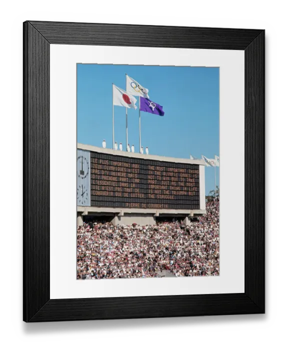 Framed Print : Olympic Score Board Framed Print : Olympic Score Board