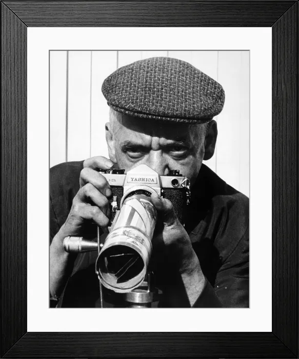Framed Print : Weegee with Kaleidoscope on Lens Framed Print : Weegee with Kaleidoscope on Lens