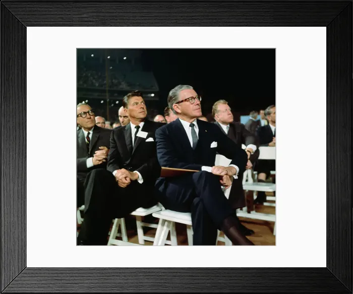 Framed Print : Ronald Reagan with George Murphy Framed Print : Ronald Reagan with George Murphy