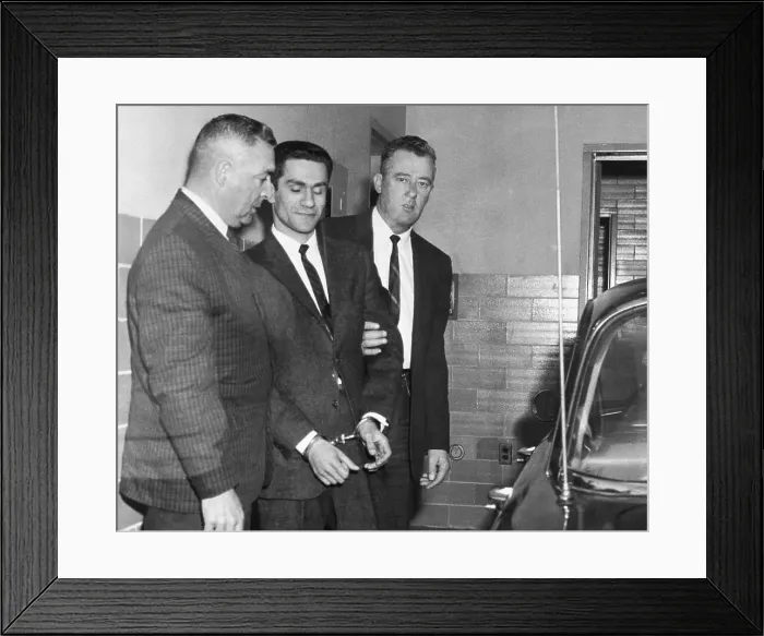 Framed Print : Murderer George Nassar Arriving for Arraignment Framed Print : Murderer George Nassar Arriving for Arraignment