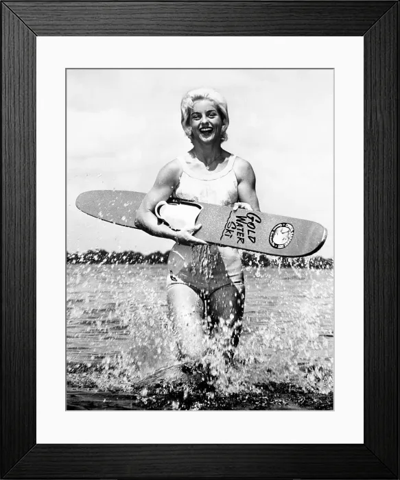 Framed Print : Ski Support Framed Print : Ski Support