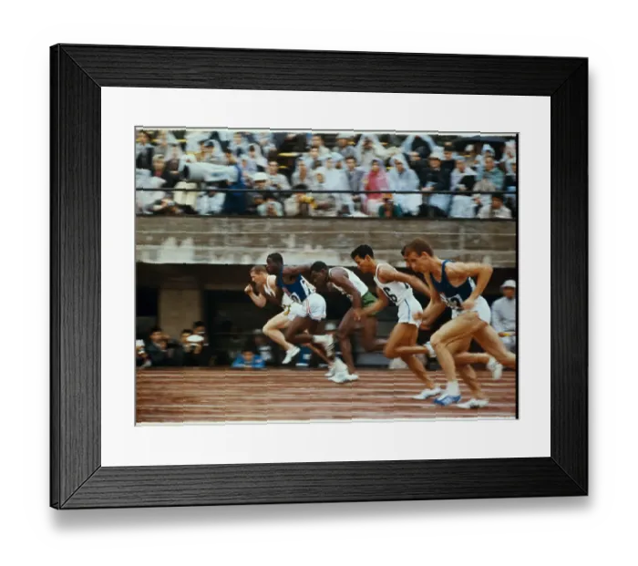 Framed Print : Bob Hayes Running Olympic Race Framed Print : Bob Hayes Running Olympic Race