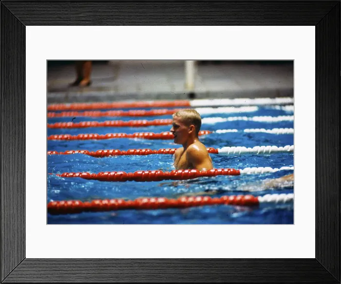 Framed Print : Portrait of Don Schollander Framed Print : Portrait of Don Schollander