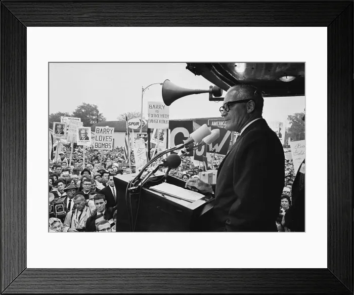 Framed Print : Senator Barry Goldwater Campaigning Framed Print : Senator Barry Goldwater Campaigning