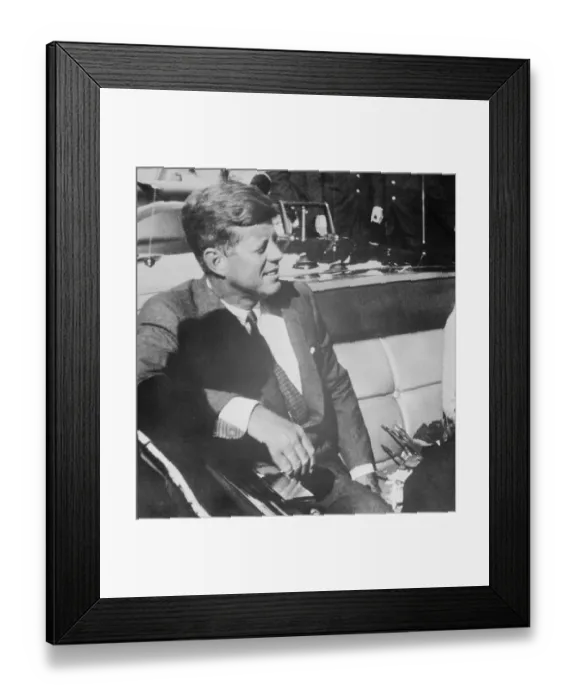Framed Print : Portrait Of John F. Kennedy Framed Print : Portrait Of John F. Kennedy
