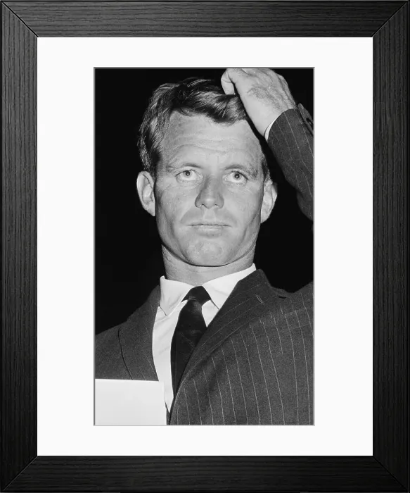 Framed Print : Robert Kennedy Scratching His Head Framed Print : Robert Kennedy Scratching His Head