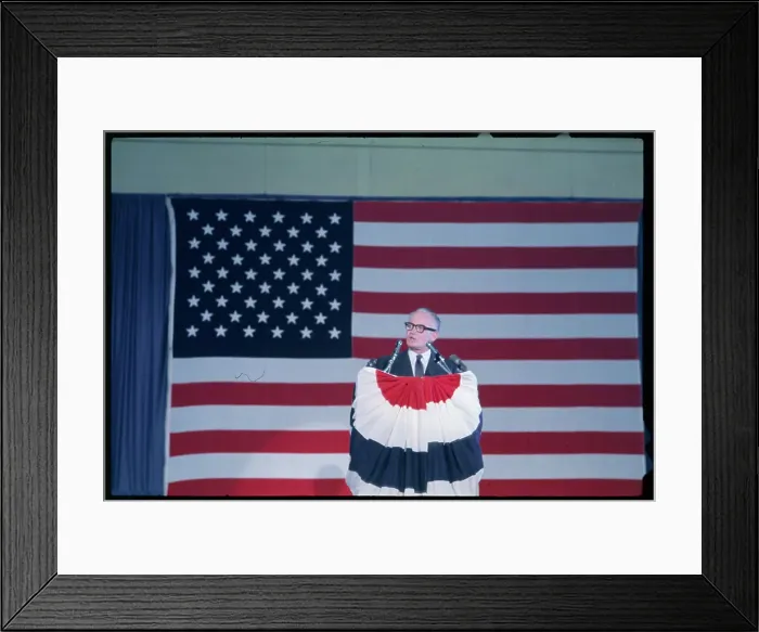 Framed Print : Barry Goldwater at the Podium
