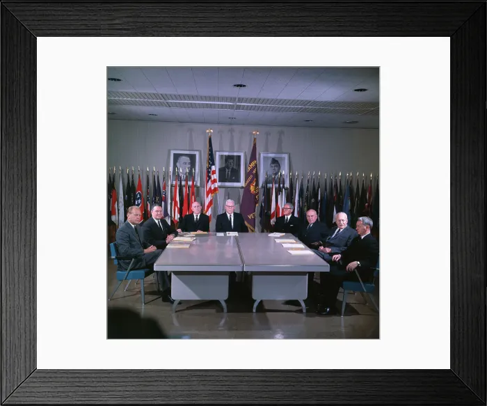 Framed Print : Members of the Warren Commission Framed Print : Members of the Warren Commission