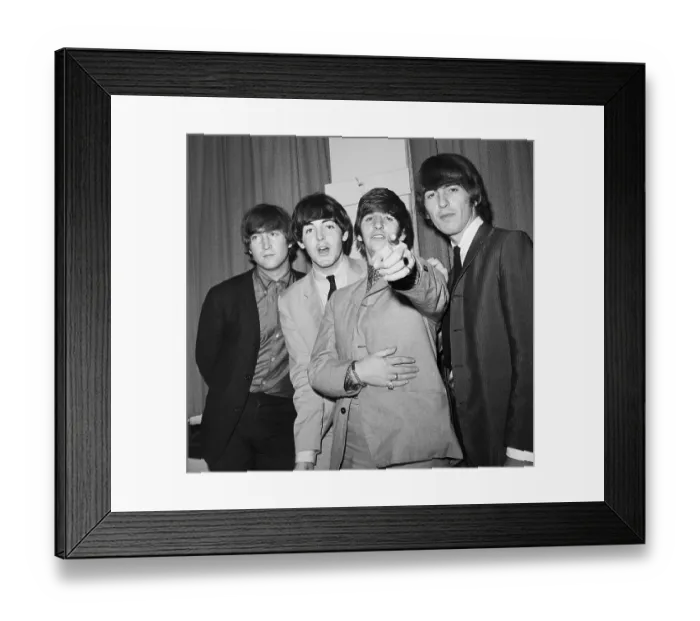 Framed Print : The Beatles at the Paramount Theater Framed Print : The Beatles at the Paramount Theater