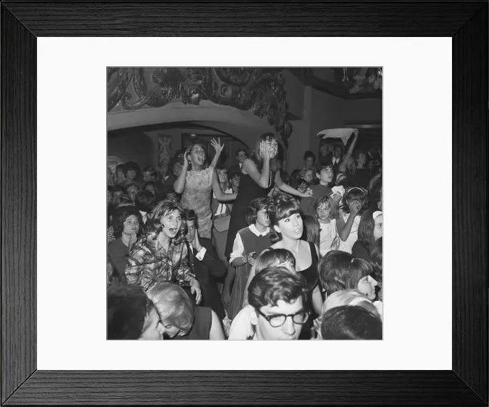 Framed Print : Beatles Fans Screaming