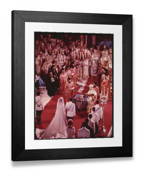 Framed Print : Wedding of King Constantine Framed Print : Wedding of King Constantine