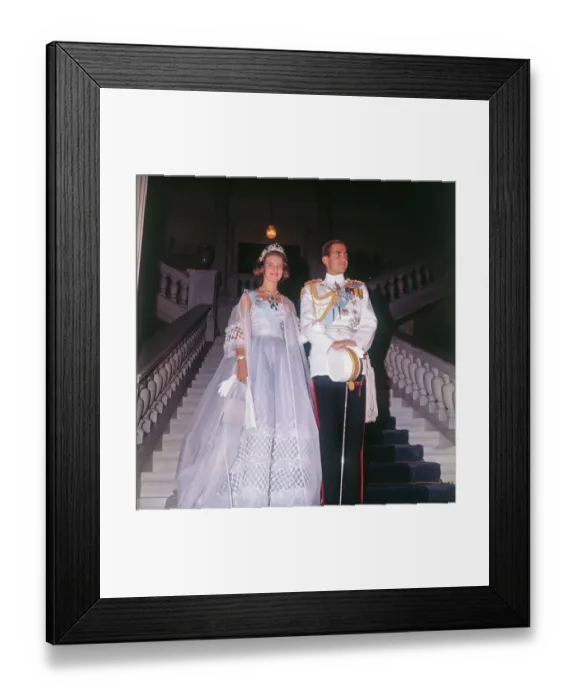 Framed Print : Wedding of King Constantine and Princess Anne Marie Framed Print : Wedding of King Constantine and Princess Anne Marie