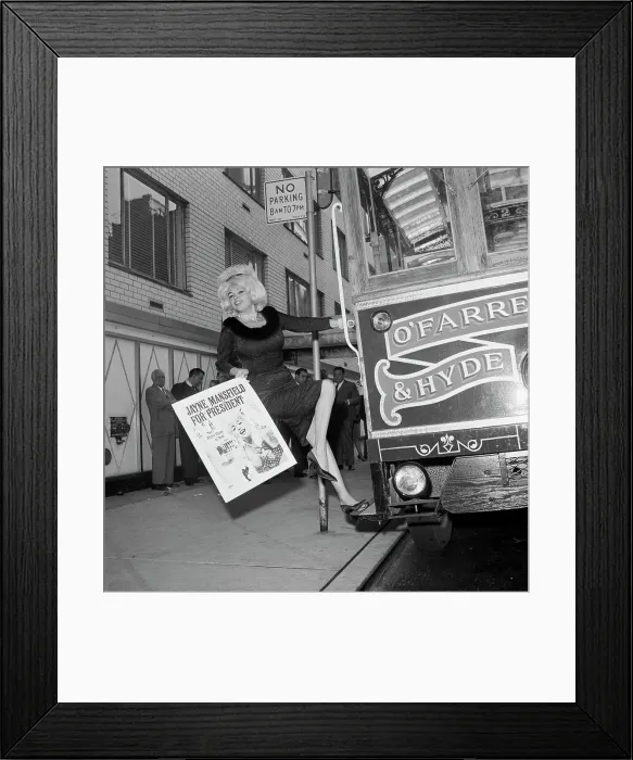 Framed Print : Jayne Mansfield Promoting Book Framed Print : Jayne Mansfield Promoting Book