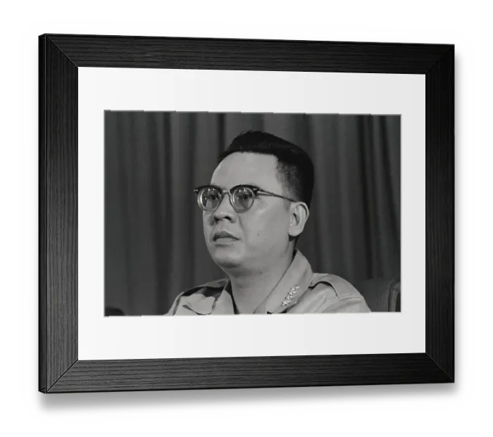 Framed Print : Portrait of L. Gen. Tran Thien Khiem Framed Print : Portrait of L. Gen. Tran Thien Khiem