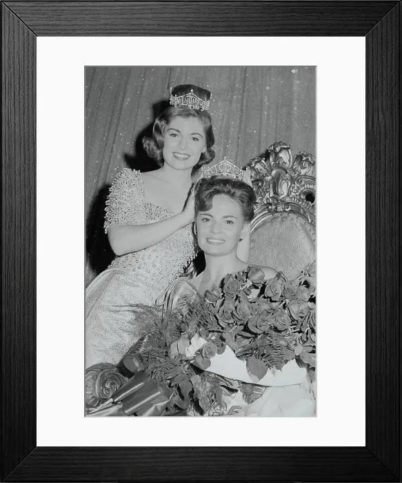 Framed Print : Crowning of Miss America 1965 Framed Print : Crowning of Miss America 1965