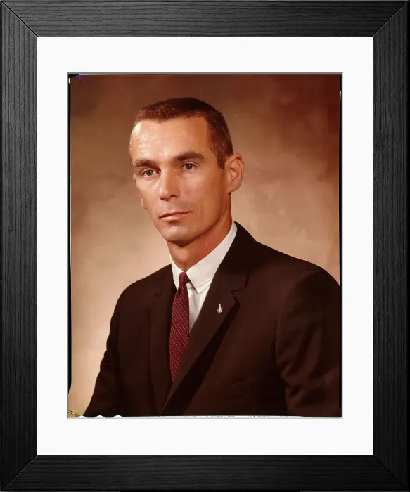 Framed Print : Portrait of Astronaut Eugene A Cernan Framed Print : Portrait of Astronaut Eugene A Cernan