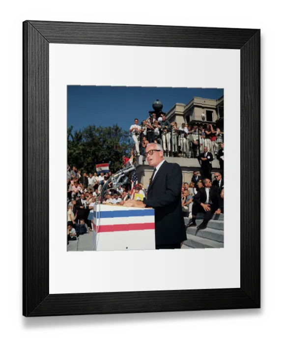 Framed Print : Barry Goldwater Making a Speech Framed Print : Barry Goldwater Making a Speech