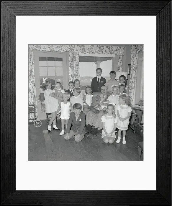 Framed Print : Joseph Kennedy Sr. With Grandchildren Framed Print : Joseph Kennedy Sr. With Grandchildren
