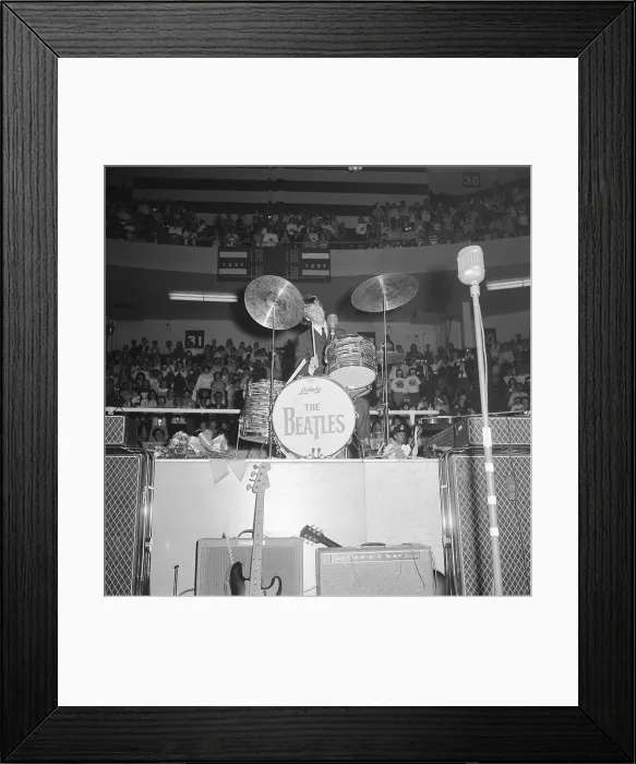 Framed Print : Ringo Starr at His Drums Framed Print : Ringo Starr at His Drums