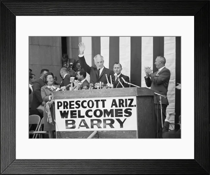 Framed Print : Goldwater Kicks Off Campaign Framed Print : Goldwater Kicks Off Campaign