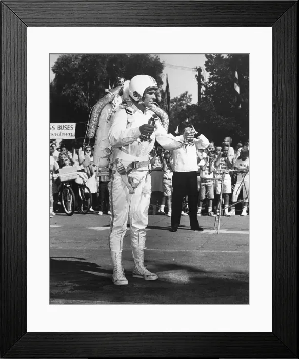 Framed Print : Rocket Man at California State Fair Framed Print : Rocket Man at California State Fair