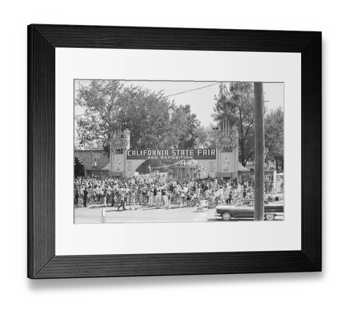 Framed Print : Spectators Watching Rocket Man Framed Print : Spectators Watching Rocket Man