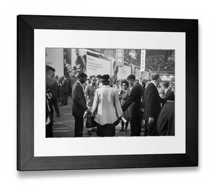 Framed Print : Members Of The Mississippi Freedom Party