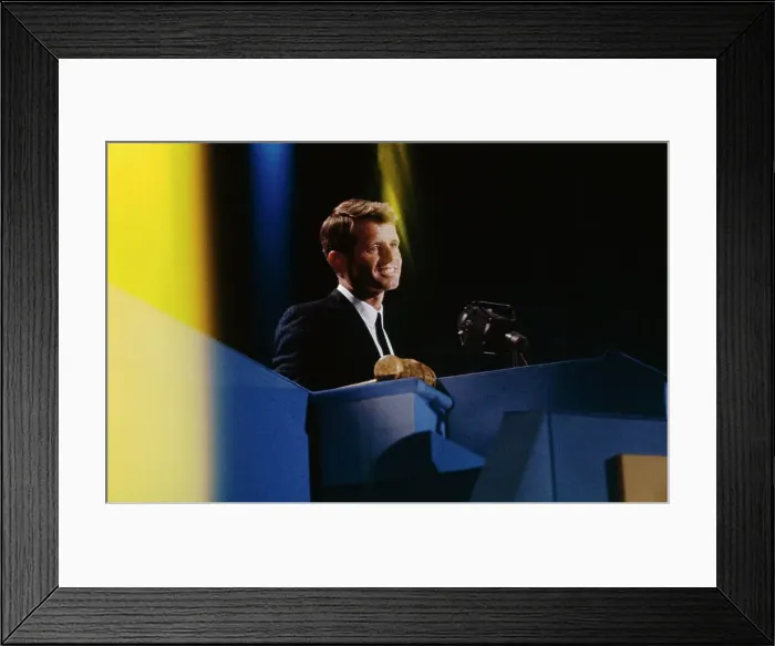 Framed Print : Robert Kennedy at 1964 Democratic Convention Framed Print : Robert Kennedy at 1964 Democratic Convention