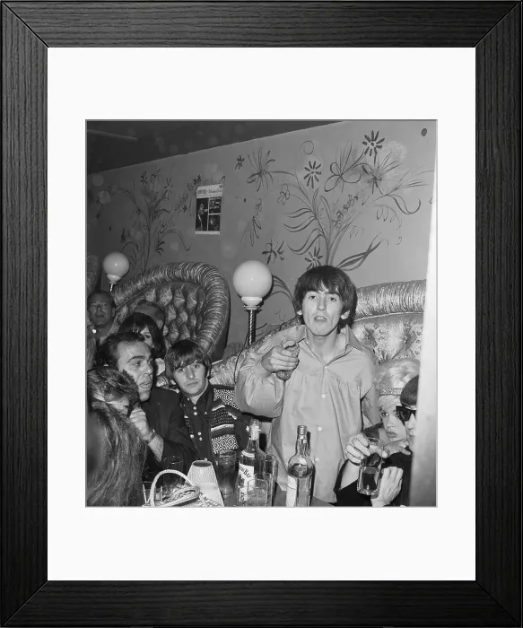 Framed Print : George Harrison Confronting Photographer Framed Print : George Harrison Confronting Photographer