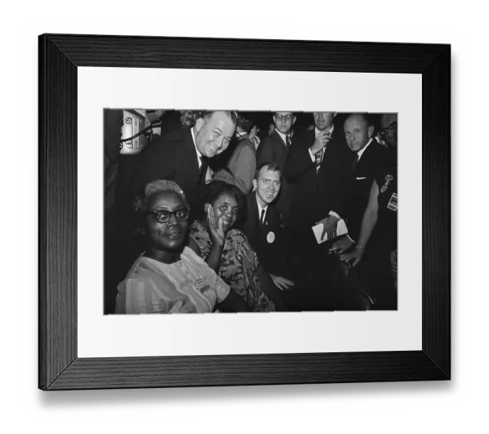 Framed Print : Mississippi Freedom Democratic Party at the 1964 Convention