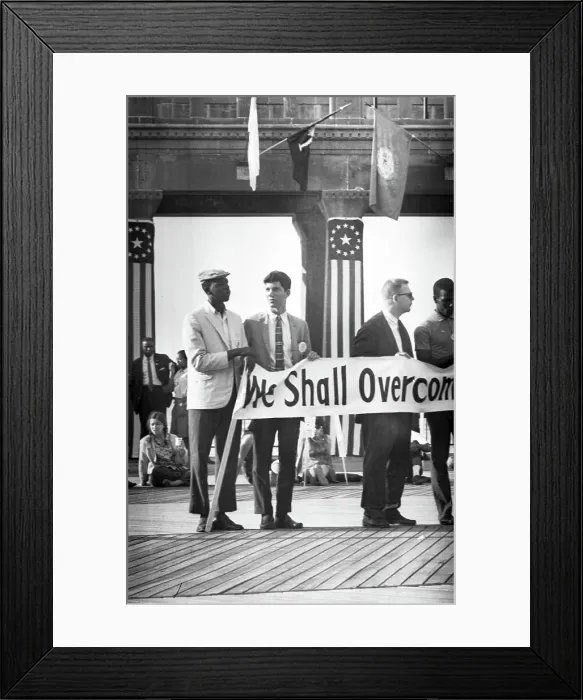 Framed Print : A Silent Vigil for Representation at the Democratic Convention Framed Print : A Silent Vigil for Representation at the Democratic Convention