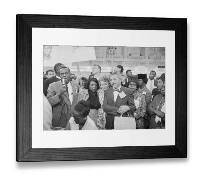 Framed Print : Civil Rights Protesters Framed Print : Civil Rights Protesters