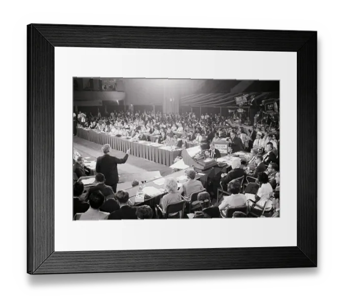Framed Print : J Rauh Addresses Committee;Ms Freedom Pa Framed Print : J Rauh Addresses Committee;Ms Freedom Pa