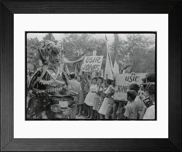 Framed Print : Indonesian Youth Rallying Against America Framed Print : Indonesian Youth Rallying Against America