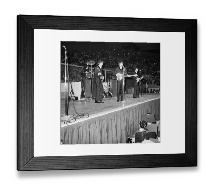 Framed Print : The Beatles Performing in San Francisco Framed Print : The Beatles Performing in San Francisco