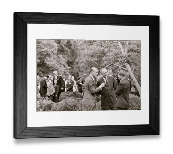 Framed Print : President Johnson and Robert Kennedy Framed Print : President Johnson and Robert Kennedy