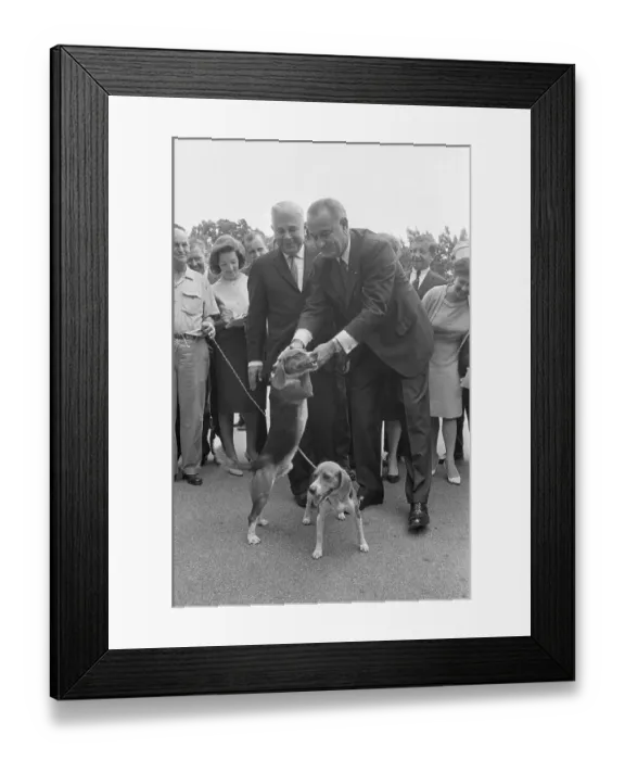 Framed Print : President Johnson And Prime Minister Framed Print : President Johnson And Prime Minister