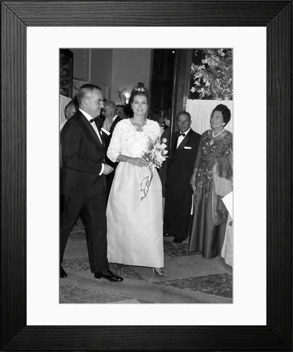 Framed Print : Prince Rainier and Princess Grace