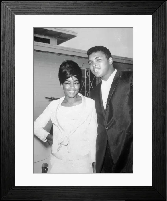 Framed Print : Boxer Muhammad Ali and Wife Sonji Roi Framed Print : Boxer Muhammad Ali and Wife Sonji Roi