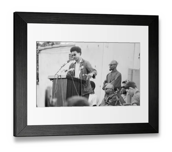 Framed Print : H. Rap Brown Addressing Crowd Framed Print : H. Rap Brown Addressing Crowd