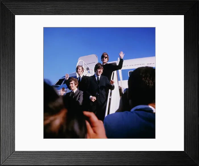 Framed Print : The Beatles Arriving in San Francisco Framed Print : The Beatles Arriving in San Francisco