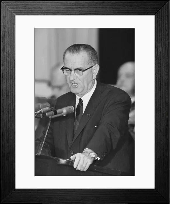 Framed Print : Pres Johnson Addresses Bar Association Framed Print : Pres Johnson Addresses Bar Association