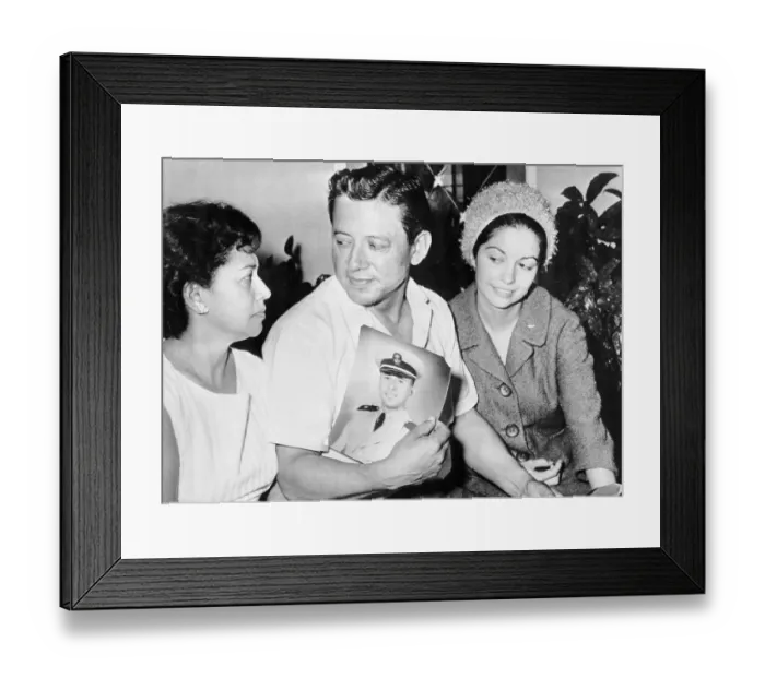 Framed Print : Mr. and Mrs. Alvarez and Mrs. Everett Alvarez Jr Framed Print : Mr. and Mrs. Alvarez and Mrs. Everett Alvarez Jr