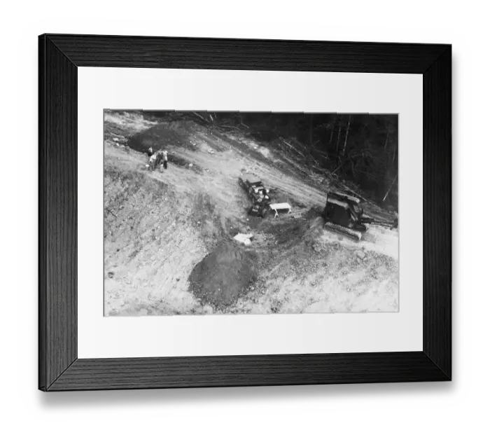 Framed Print : Excavating Civil Rights Murder Site Framed Print : Excavating Civil Rights Murder Site